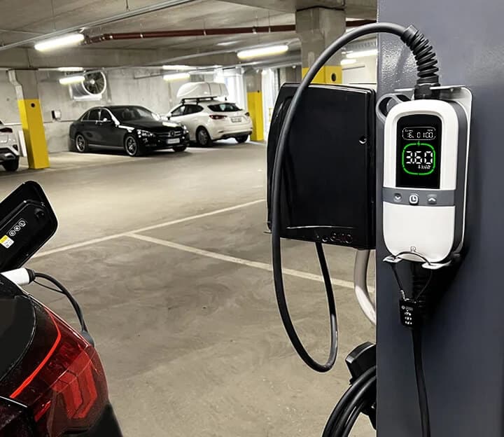 Výber prúdu na displeji (6A … 16A)