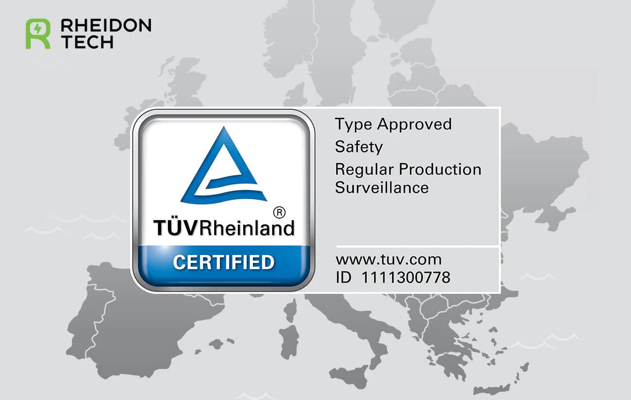 TÜV certifikácia EV nabíjačiek
