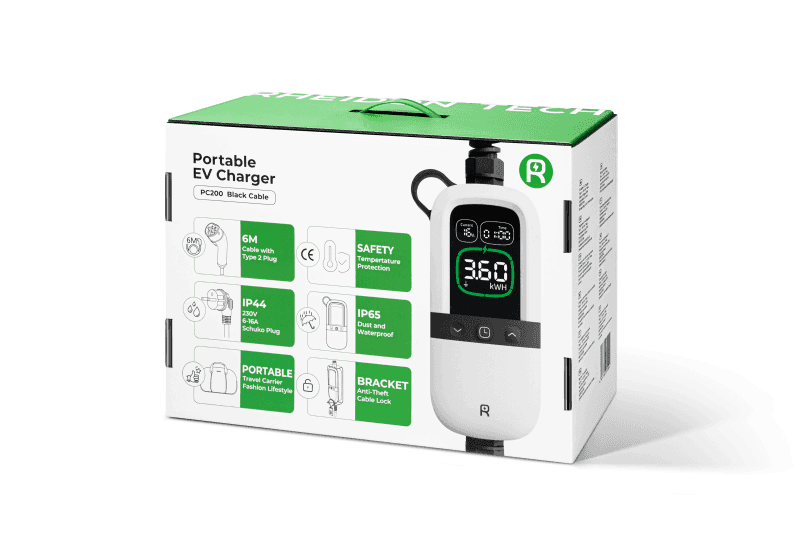 Prenosná nabíjačka pre elektromobily 3,6kW 230V RHEIDON PC-200